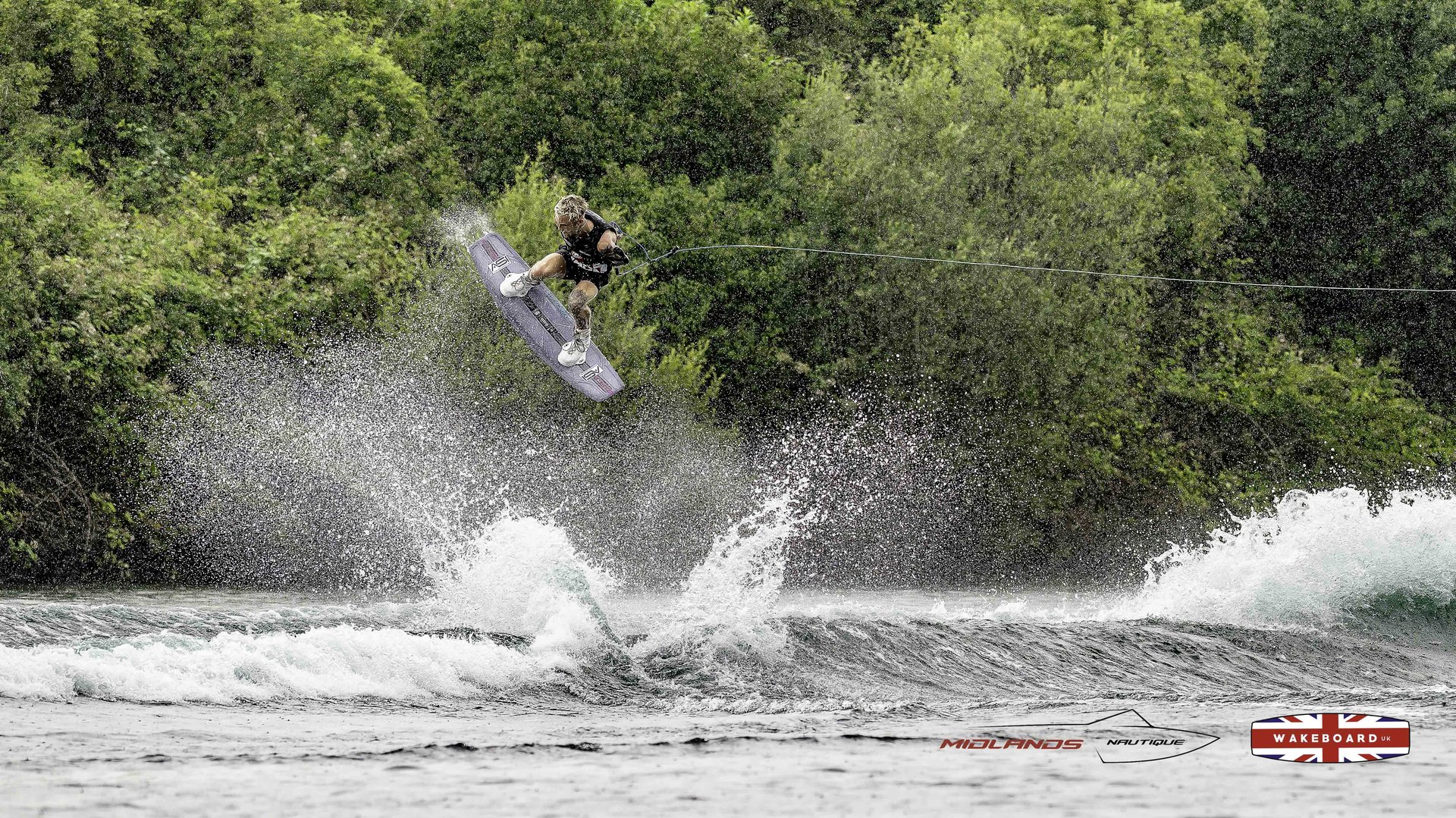 Rider at the 2025 Midlands Nautique Wake Open