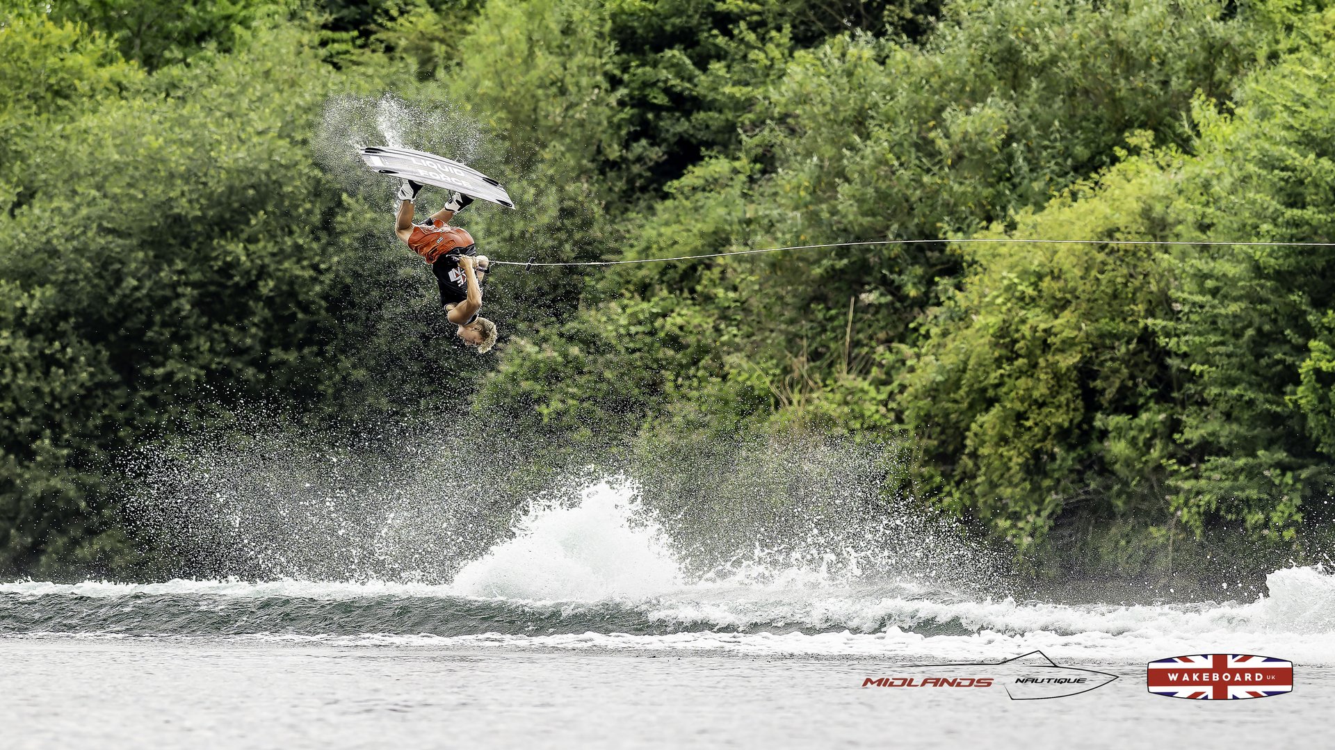 Rider at the 2025 Midlands Nautique Wake Open