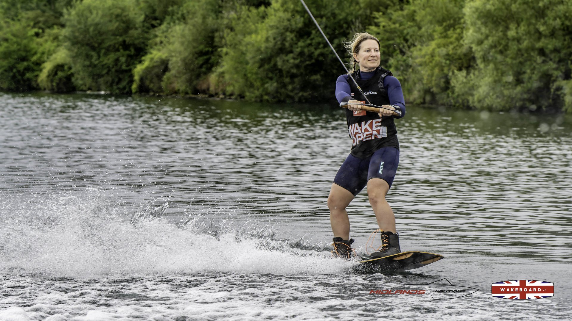 Rider at the 2025 Midlands Nautique Wake Open