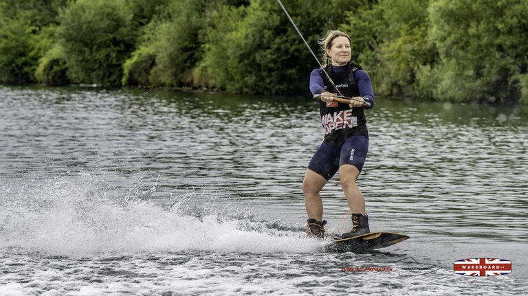 Rider at the 2025 Midlands Nautique Wake Open - Photo Mantis Pro Media