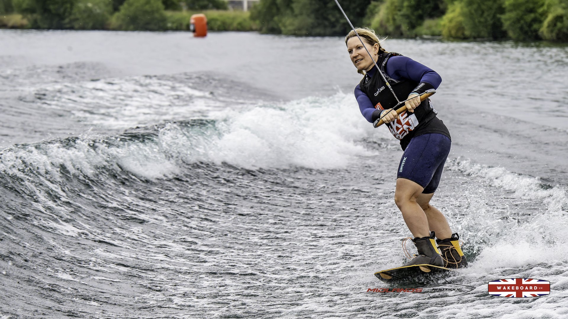 Rider at the 2025 Midlands Nautique Wake Open