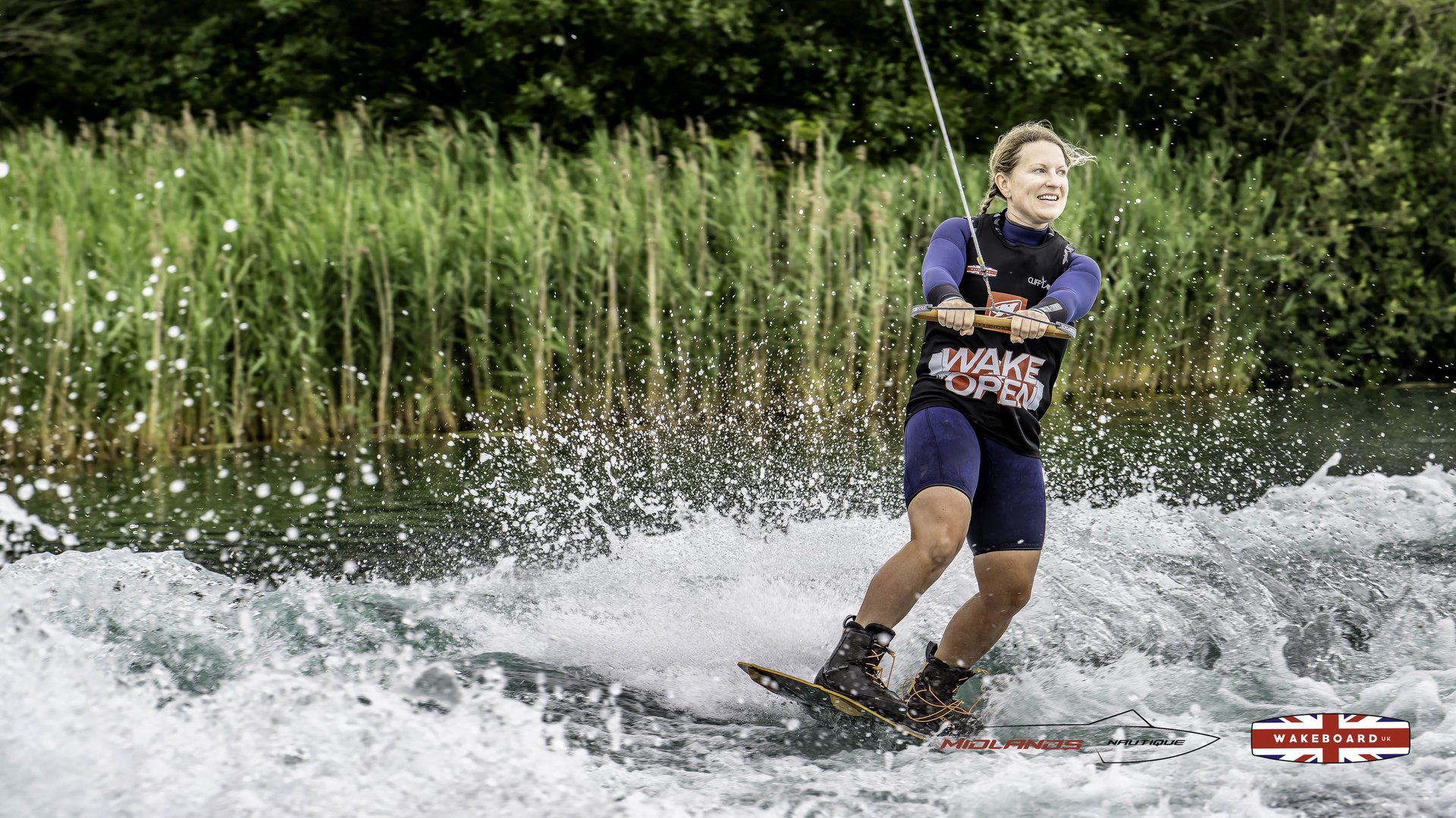 Rider at the 2025 Midlands Nautique Wake Open