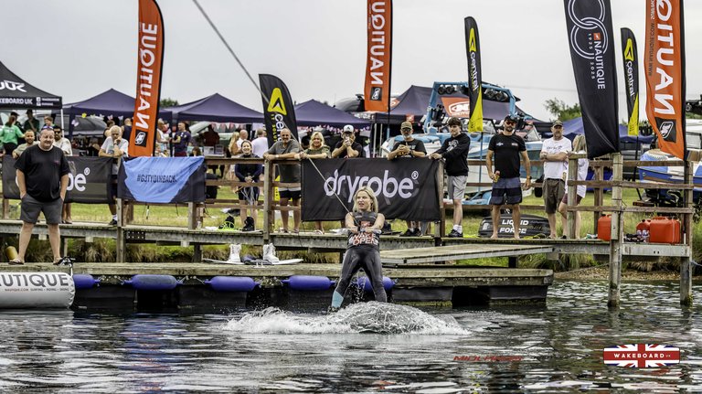 Rider at the 2025 Midlands Nautique Wake Open - Photo Mantis Pro Media