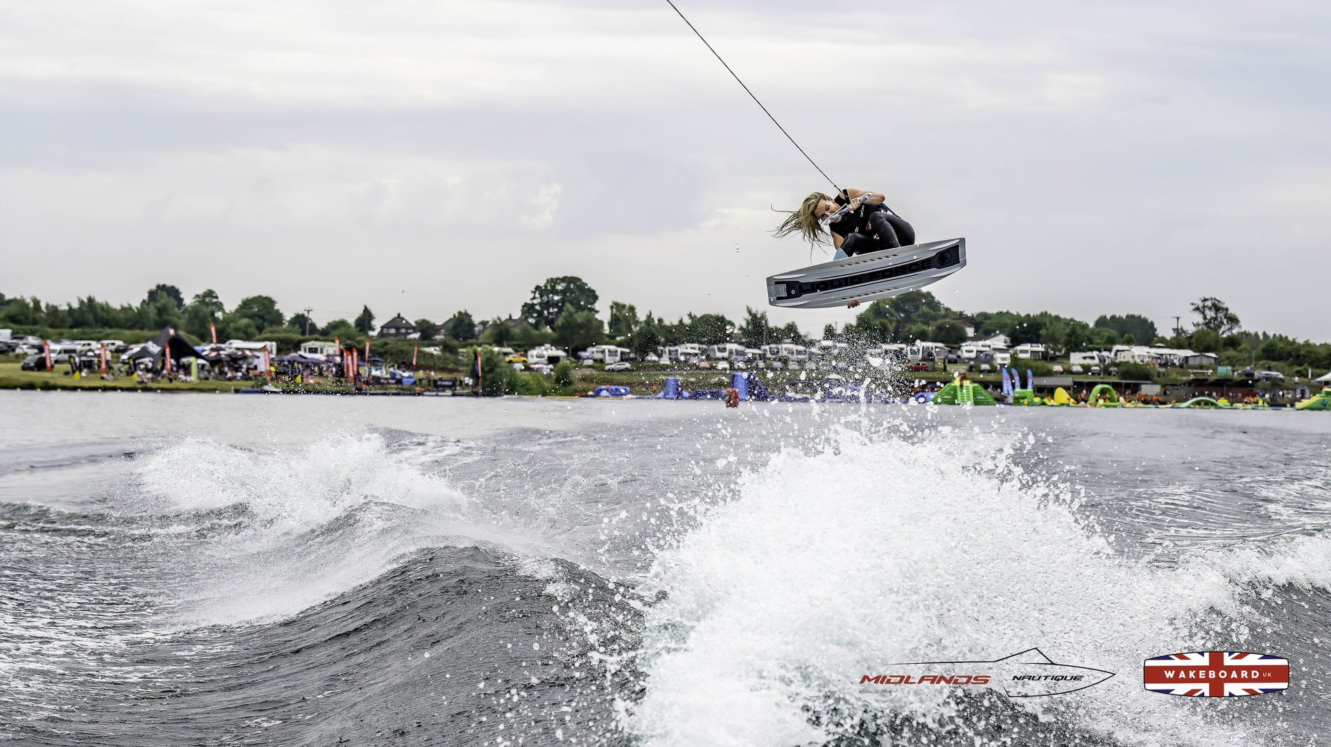 Rider at the 2025 Midlands Nautique Wake Open