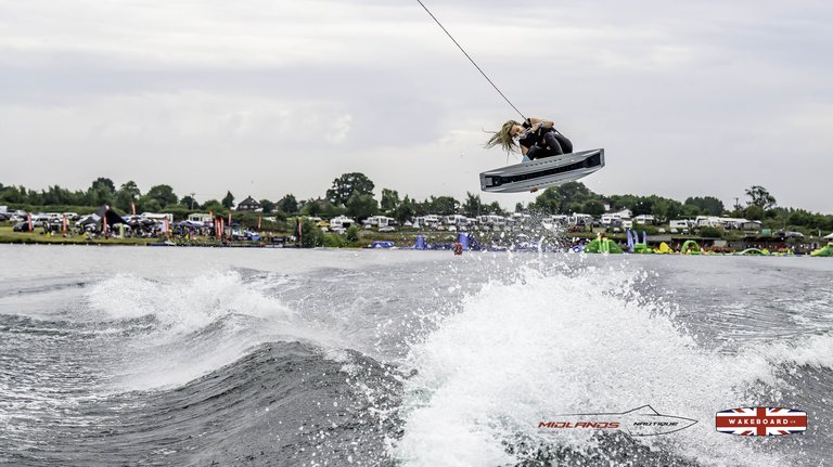 Rider at the 2025 Midlands Nautique Wake Open
