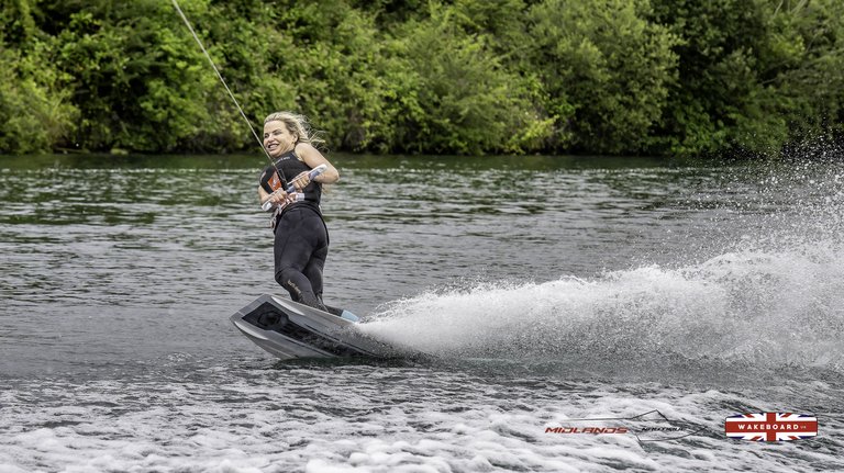 Rider at the 2025 Midlands Nautique Wake Open - Photo Mantis Pro Media