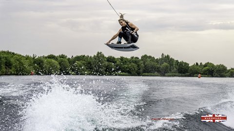 Rider at the 2025 Midlands Nautique Wake Open - Photo Mantis Pro Media