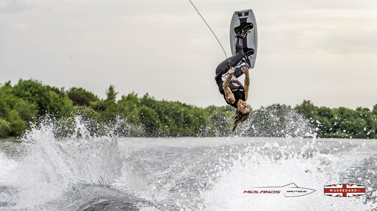 Rider at the 2025 Midlands Nautique Wake Open - Photo Mantis Pro Media