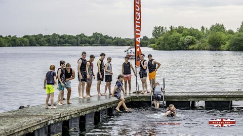 Rider at the 2025 Midlands Nautique Wake Open - Photo Mantis Pro Media