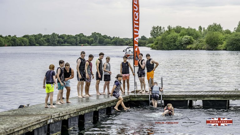 Rider at the 2025 Midlands Nautique Wake Open - Photo Mantis Pro Media