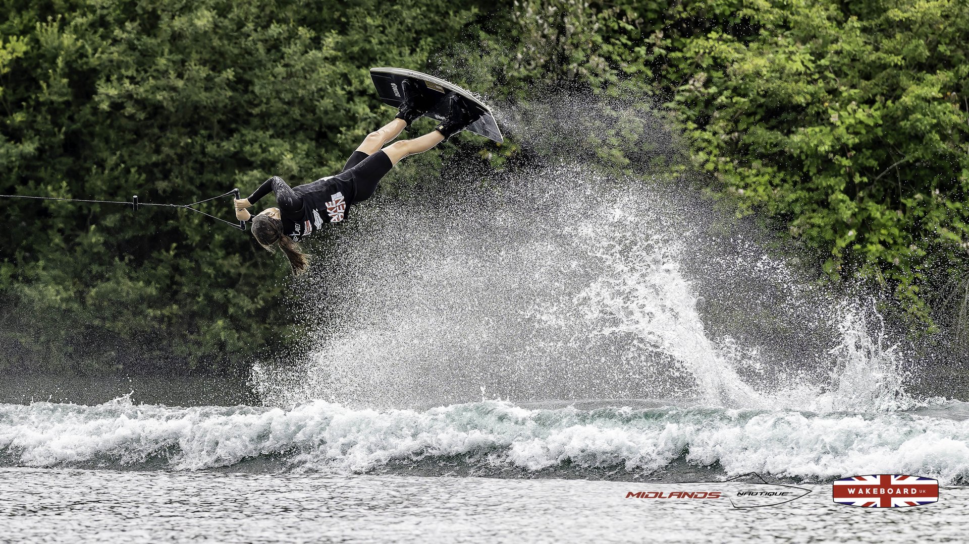 Rider at the 2025 Midlands Nautique Wake Open