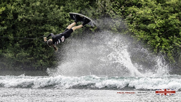 Rider at the 2025 Midlands Nautique Wake Open