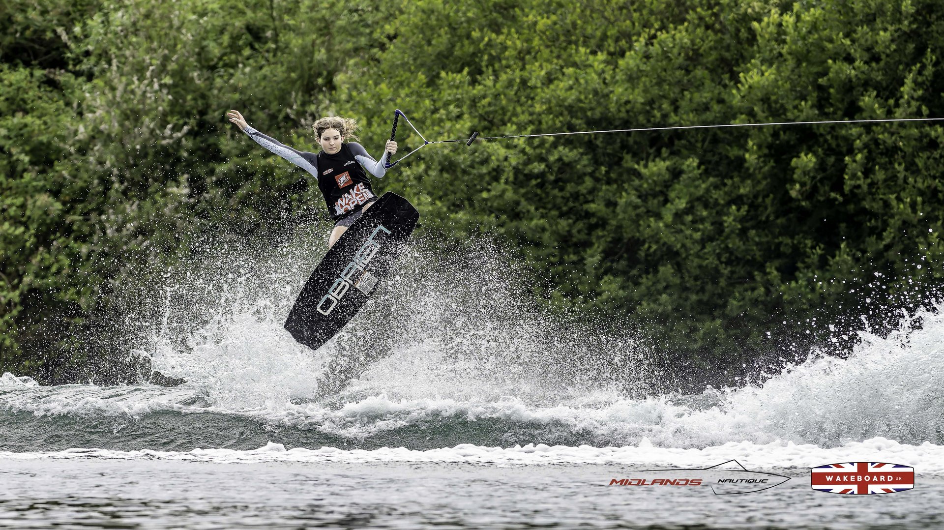 Rider at the 2025 Midlands Nautique Wake Open
