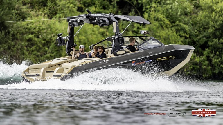 Rider at the 2025 Midlands Nautique Wake Open - Photo Mantis Pro Media