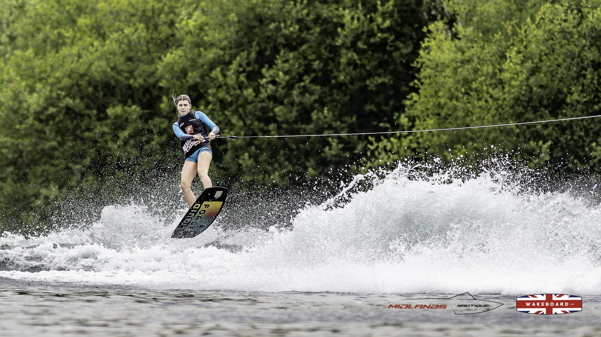 Rider at the 2025 Midlands Nautique Wake Open