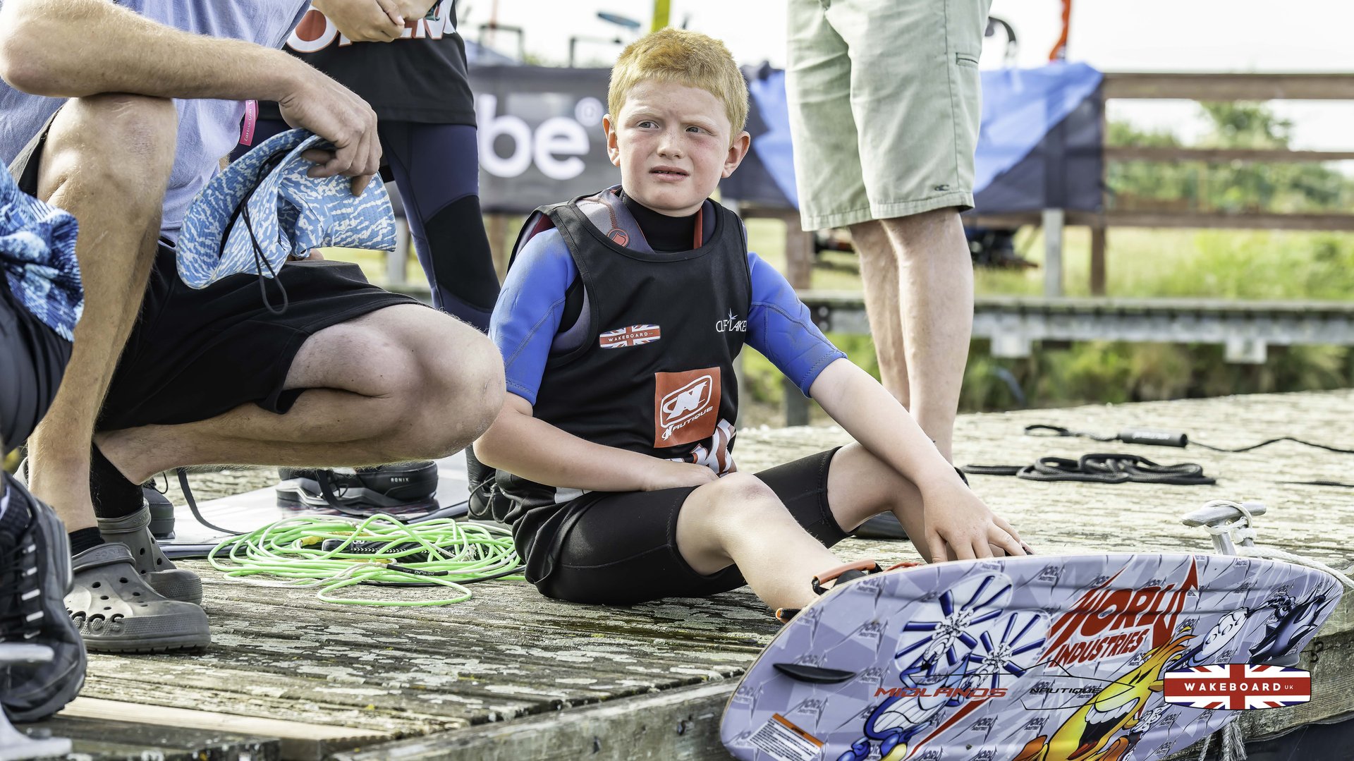 Rider at the 2025 Midlands Nautique Wake Open