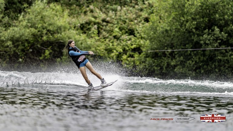 Rider at the 2025 Midlands Nautique Wake Open - Photo Mantis Pro Media