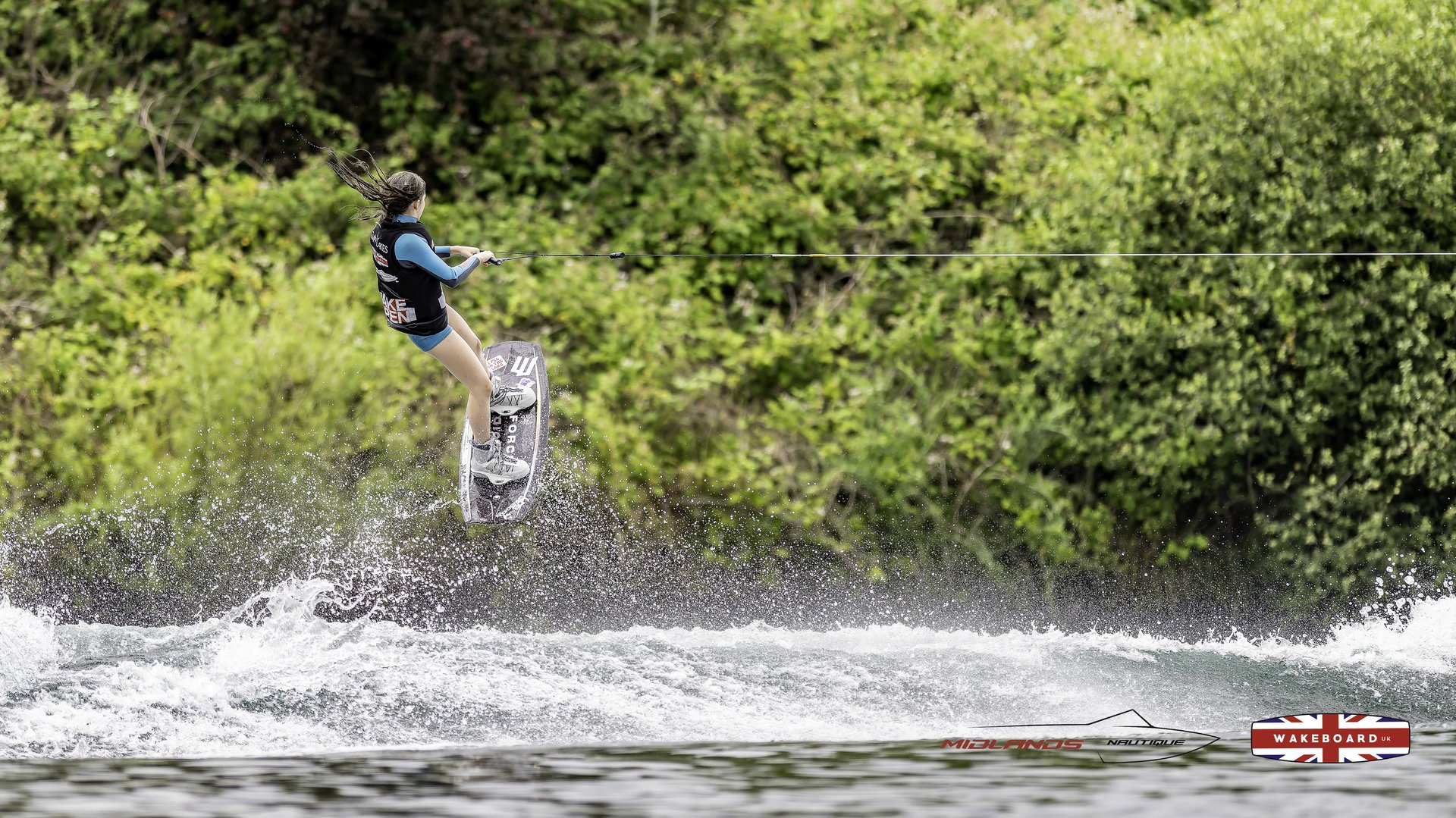 Rider at the 2025 Midlands Nautique Wake Open