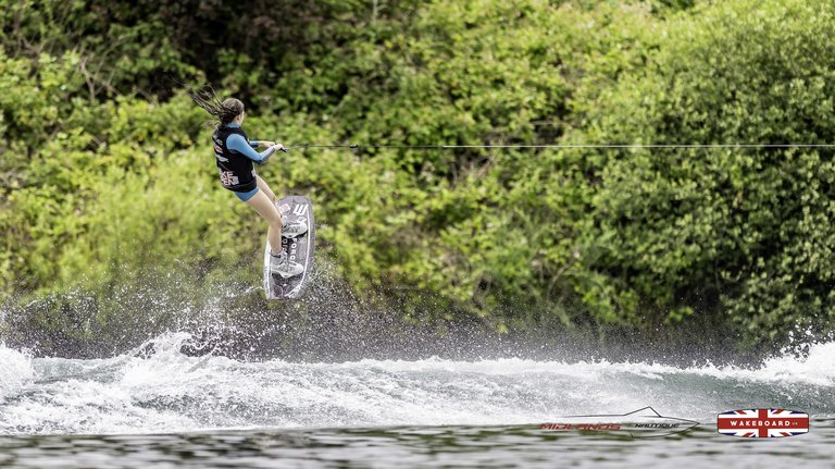 Rider at the 2025 Midlands Nautique Wake Open - Photo Mantis Pro Media