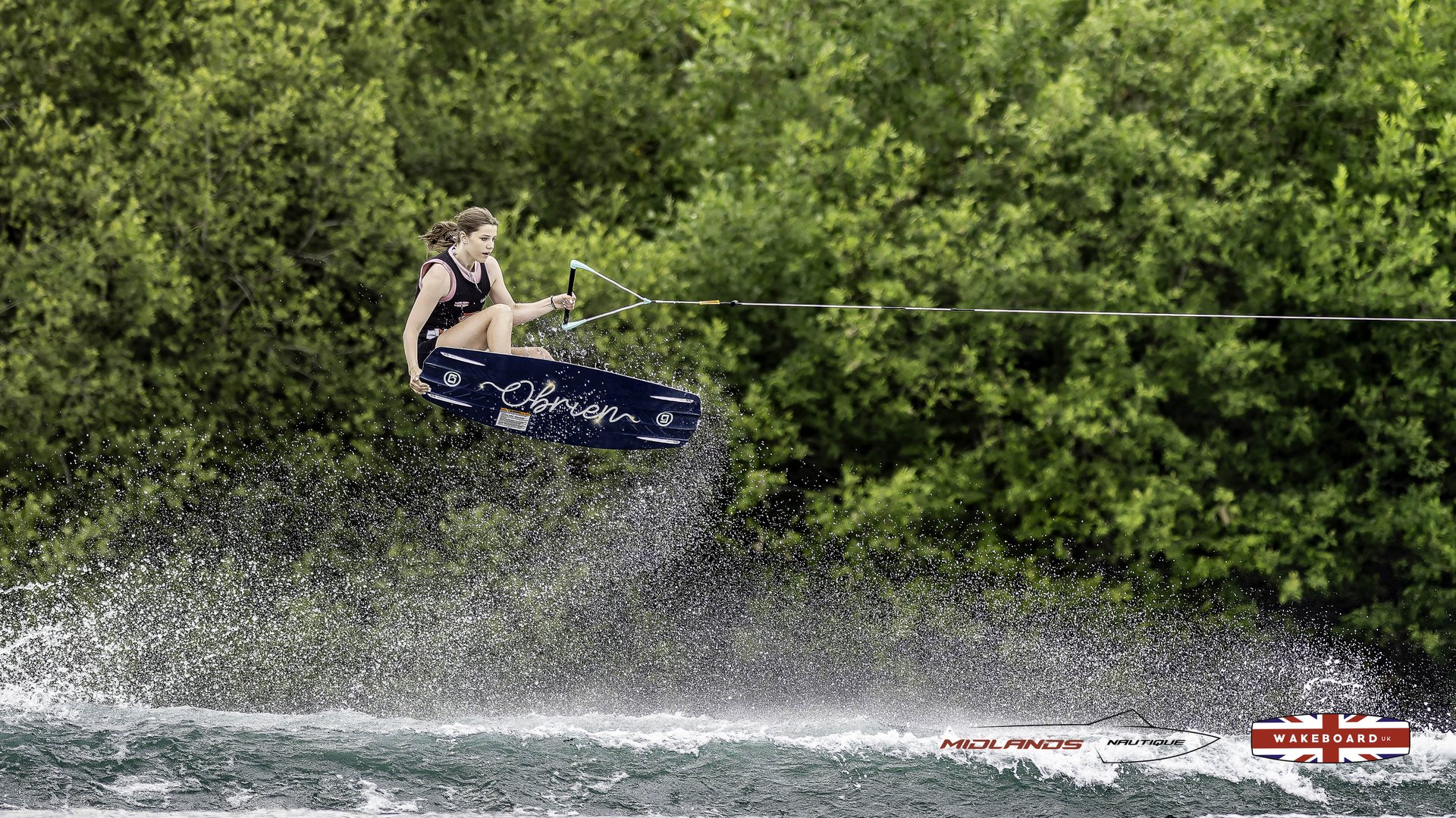 Rider at the 2025 Midlands Nautique Wake Open