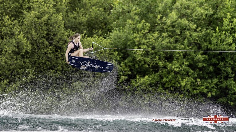 Rider at the 2025 Midlands Nautique Wake Open - Photo Mantis Pro Media