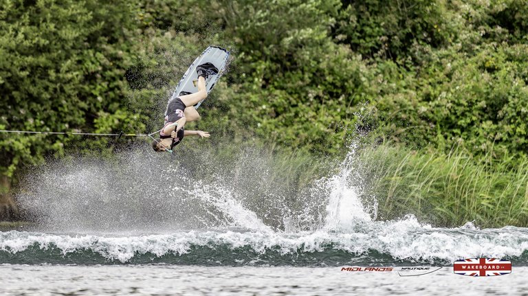 Rider at the 2025 Midlands Nautique Wake Open - Photo Mantis Pro Media