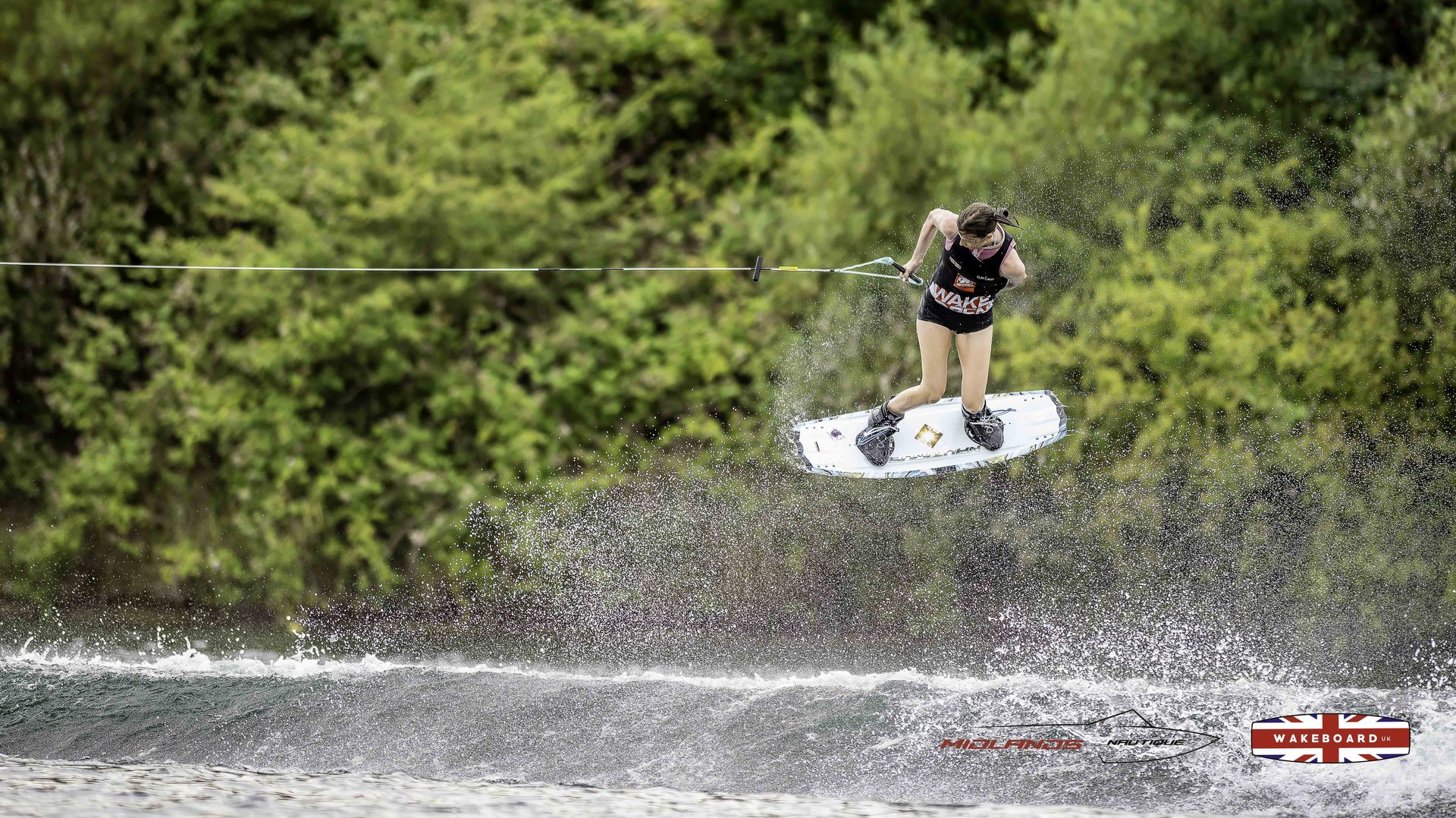 Rider at the 2025 Midlands Nautique Wake Open