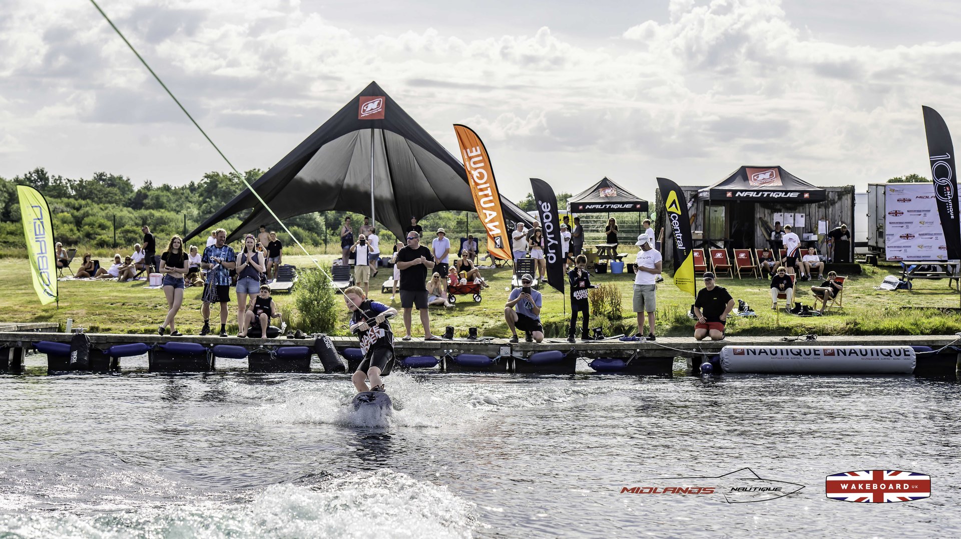 Rider at the 2025 Midlands Nautique Wake Open