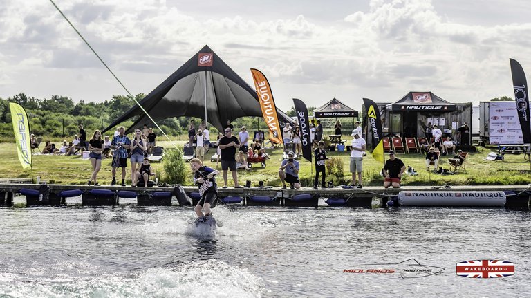 Rider at the 2025 Midlands Nautique Wake Open - Photo Mantis Pro Media