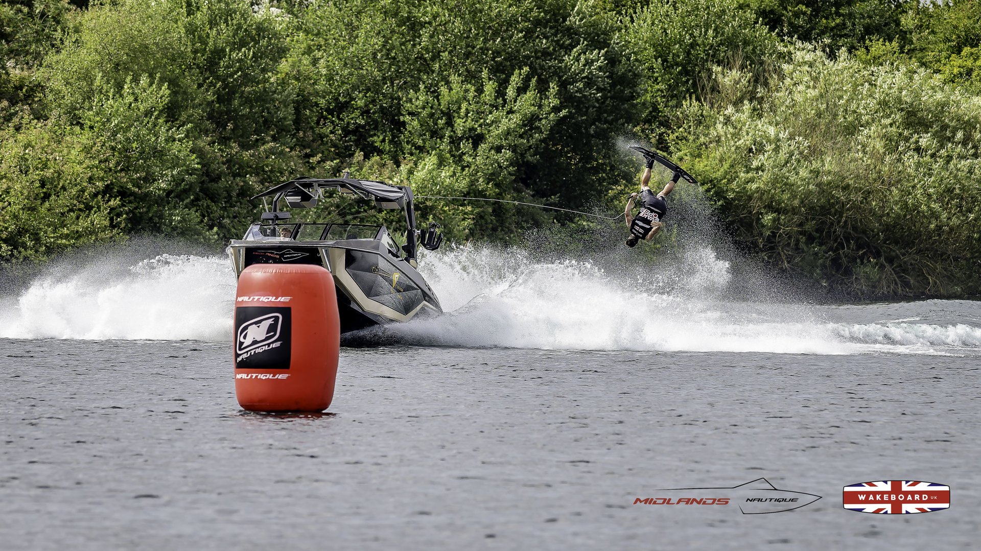Rider at the 2025 Midlands Nautique Wake Open