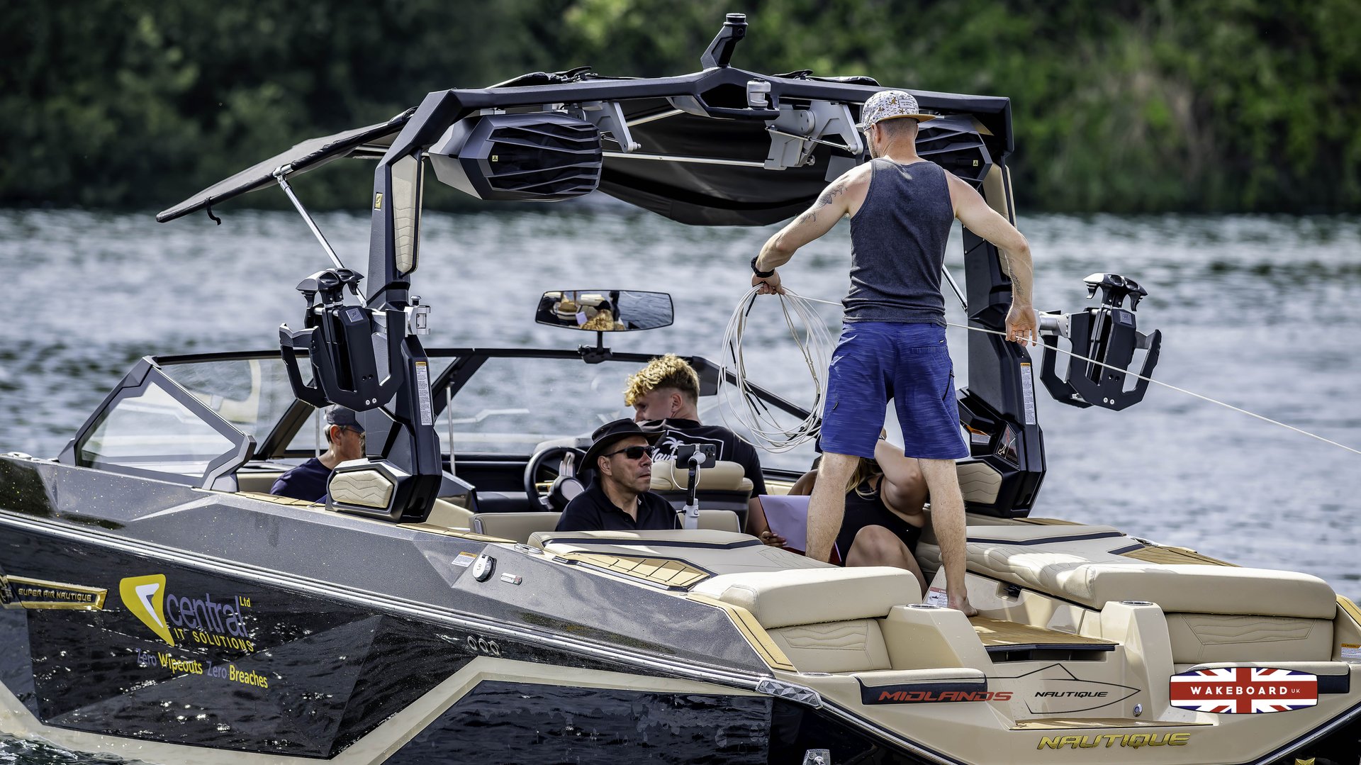 Rider at the 2025 Midlands Nautique Wake Open