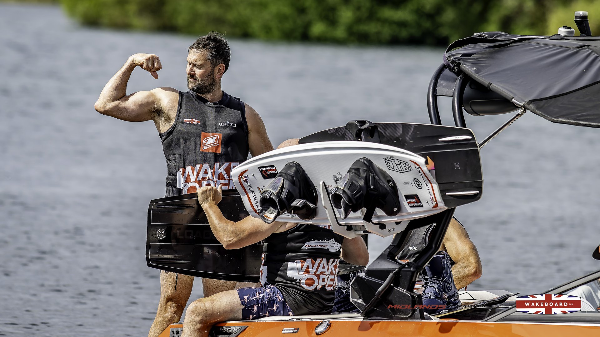 Rider at the 2025 Midlands Nautique Wake Open