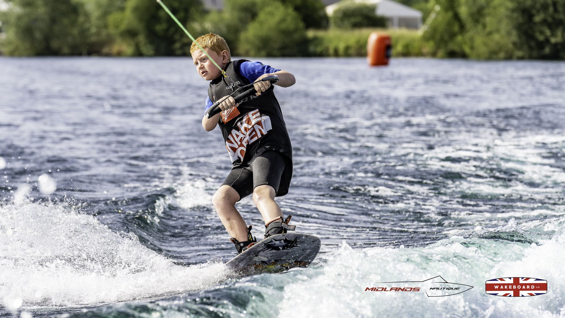 Rider at the 2025 Midlands Nautique Wake Open