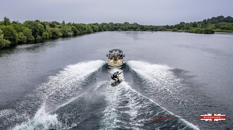 Rider at the 2025 Midlands Nautique Wake Open - Photo Mantis Pro Media