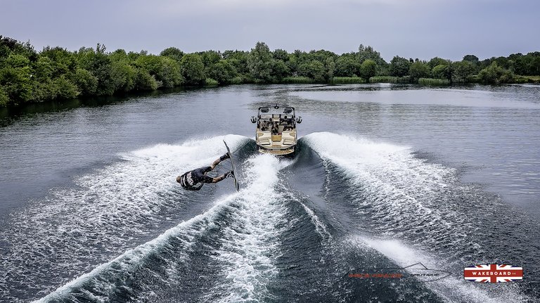 Rider at the 2025 Midlands Nautique Wake Open - Photo Mantis Pro Media