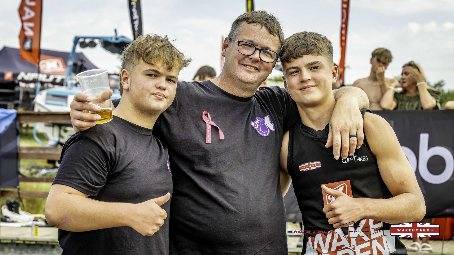 Rider at the 2025 Midlands Nautique Wake Open