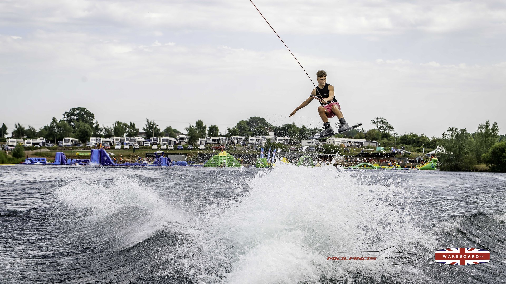 Rider at the 2025 Midlands Nautique Wake Open