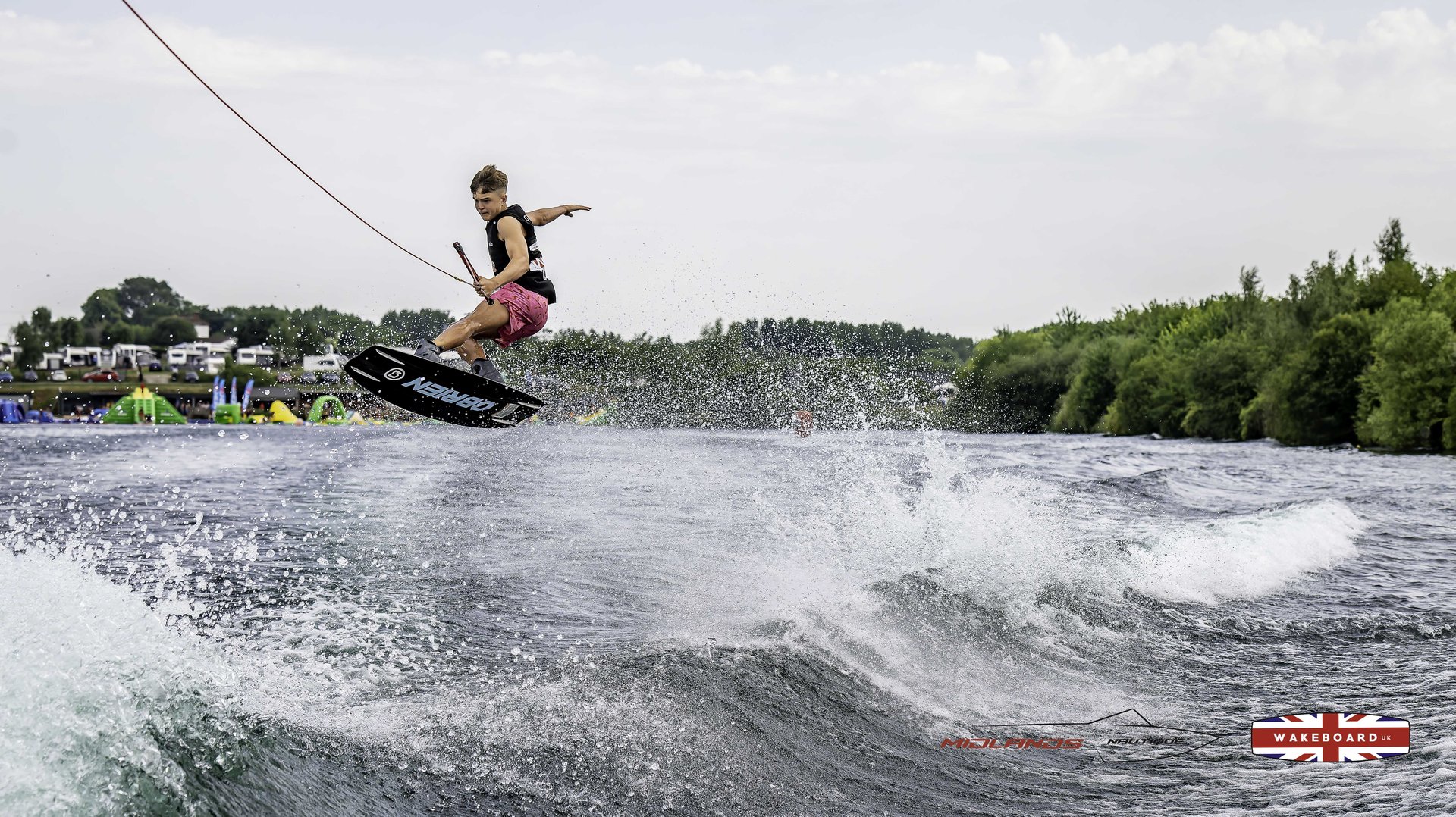 Rider at the 2025 Midlands Nautique Wake Open