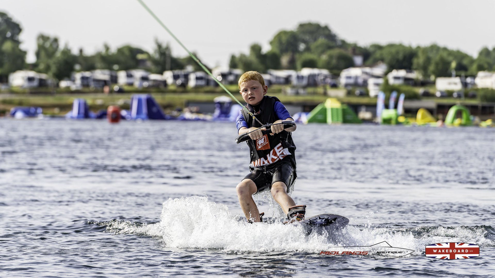 Rider at the 2025 Midlands Nautique Wake Open
