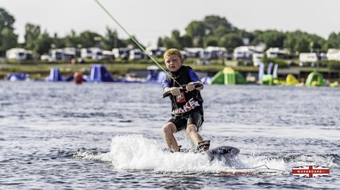 Rider at the 2025 Midlands Nautique Wake Open - Photo Mantis Pro Media