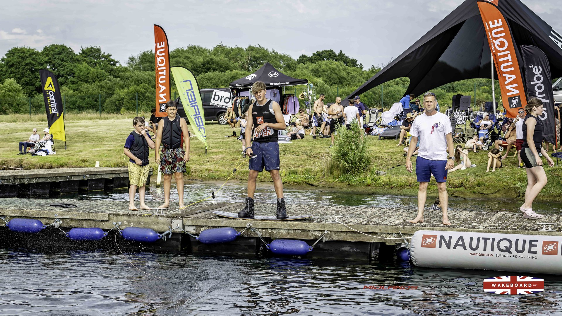 Rider at the 2025 Midlands Nautique Wake Open