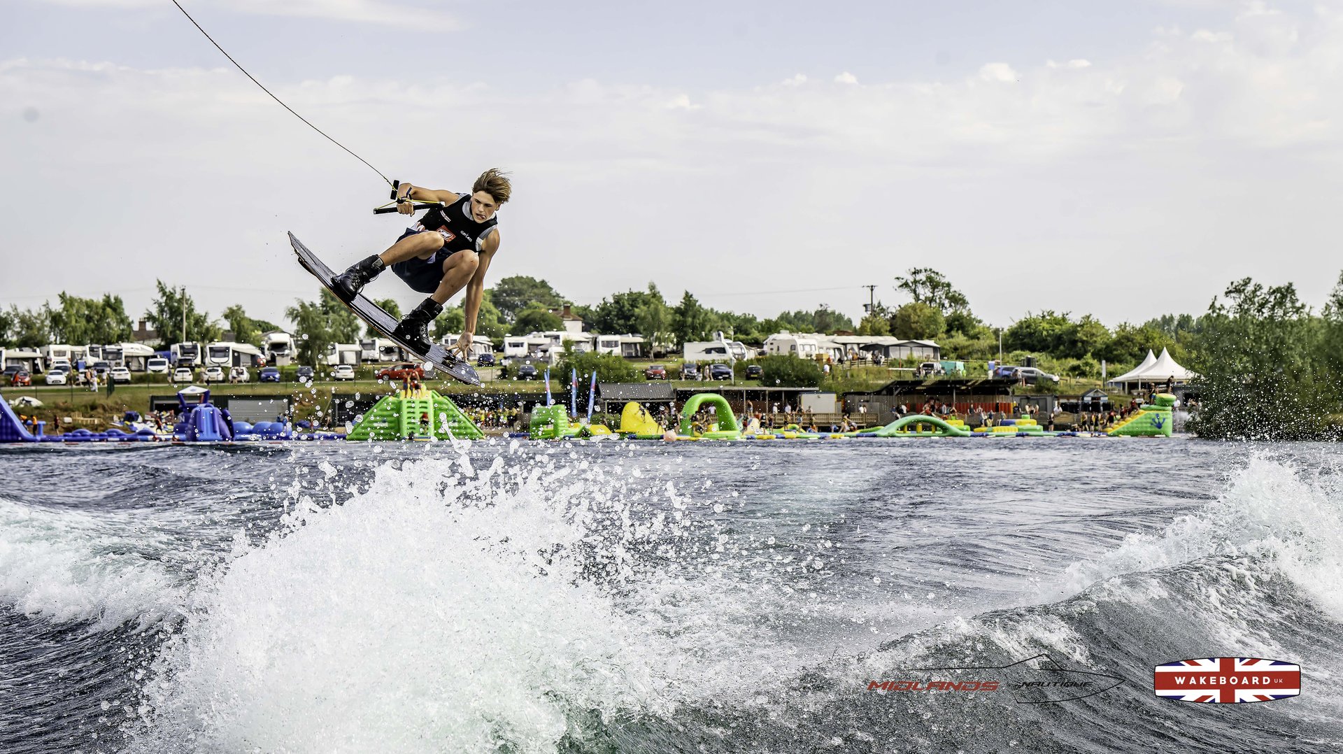 Rider at the 2025 Midlands Nautique Wake Open