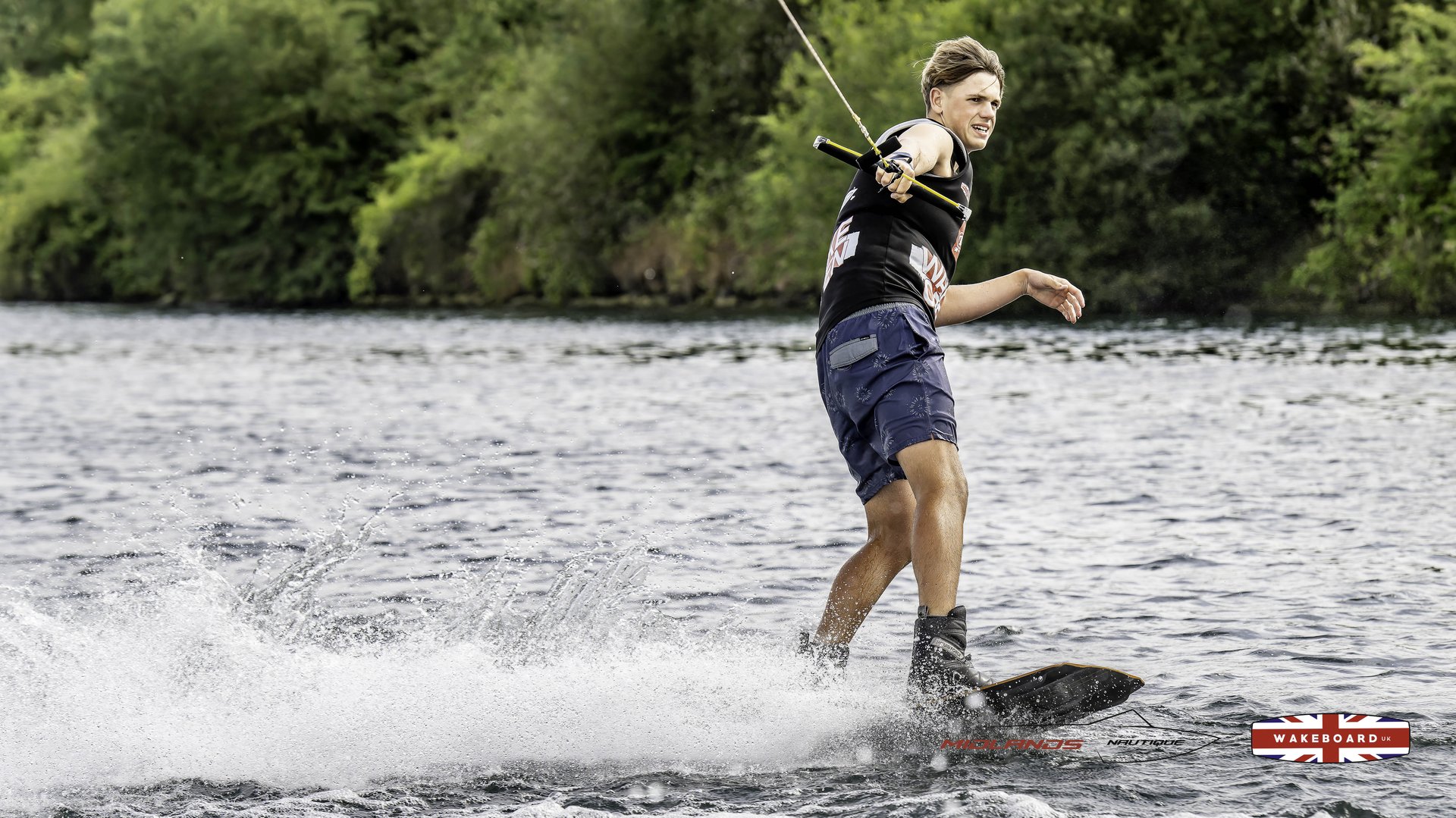 Rider at the 2025 Midlands Nautique Wake Open