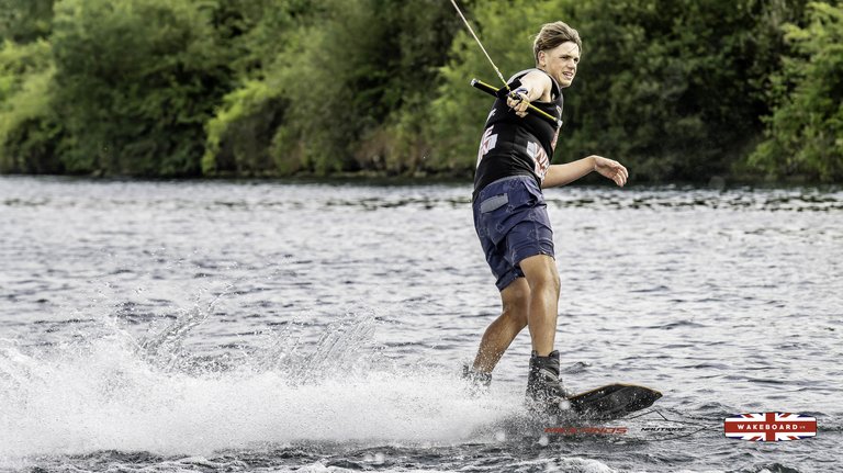 Rider at the 2025 Midlands Nautique Wake Open - Photo Mantis Pro Media