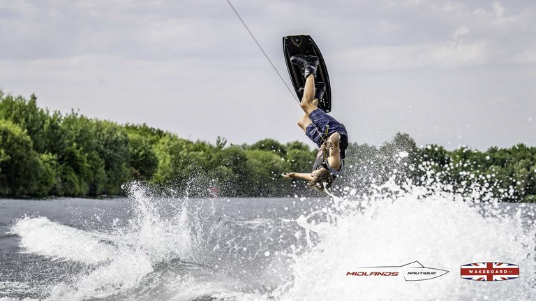 Rider at the 2025 Midlands Nautique Wake Open - Photo Mantis Pro Media