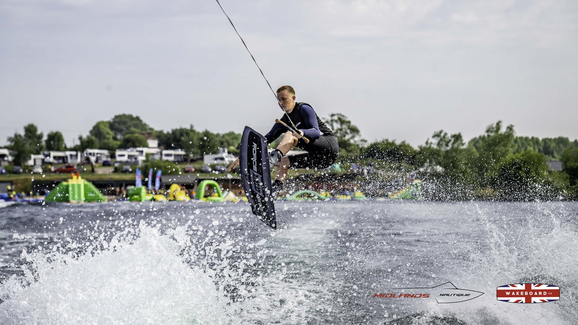 Rider at the 2025 Midlands Nautique Wake Open