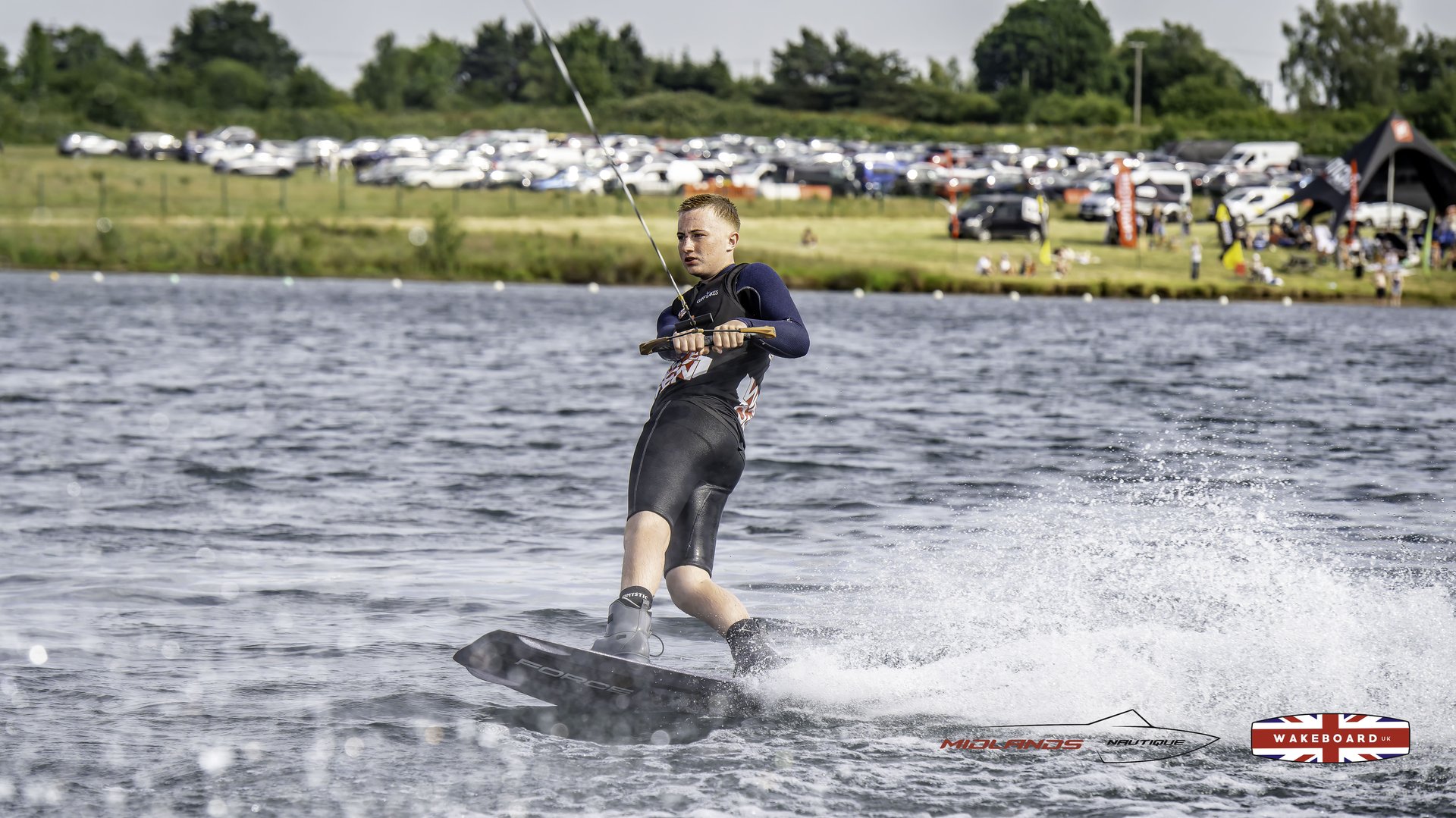 Rider at the 2025 Midlands Nautique Wake Open