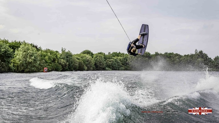 Rider at the 2025 Midlands Nautique Wake Open - Photo Mantis Pro Media