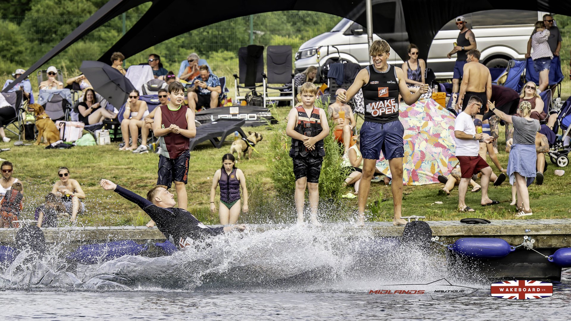 Rider at the 2025 Midlands Nautique Wake Open