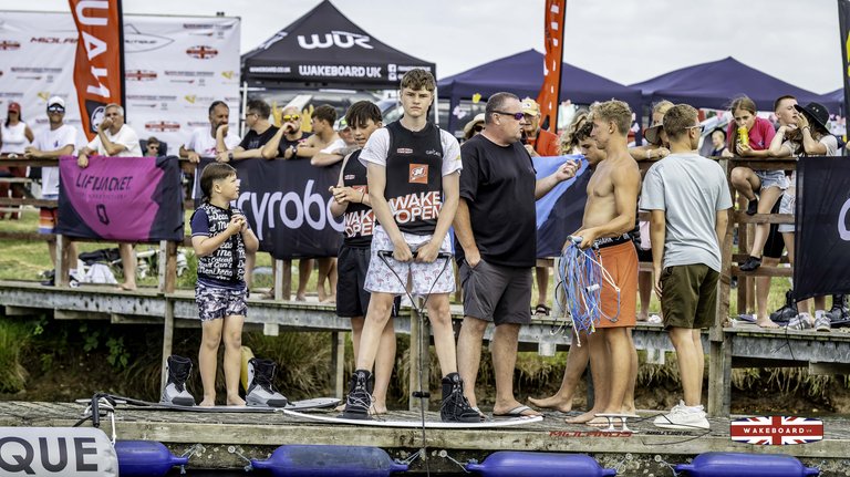 Rider at the 2025 Midlands Nautique Wake Open - Photo Mantis Pro Media